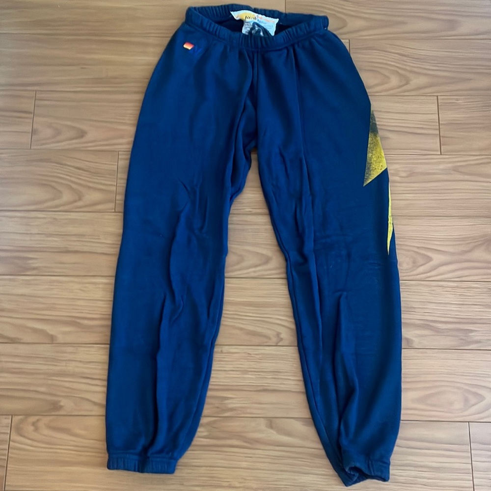 Aviator Nation - lightening bolt jogger, size small